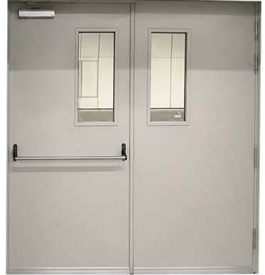 Double egress Steel door